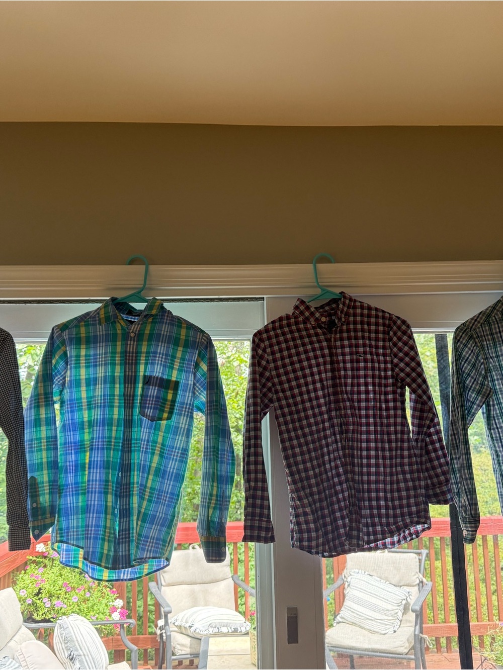 Vineyard Vines Boys Plaid Button-Down Shirt - Blue, Green & Teal Boys M